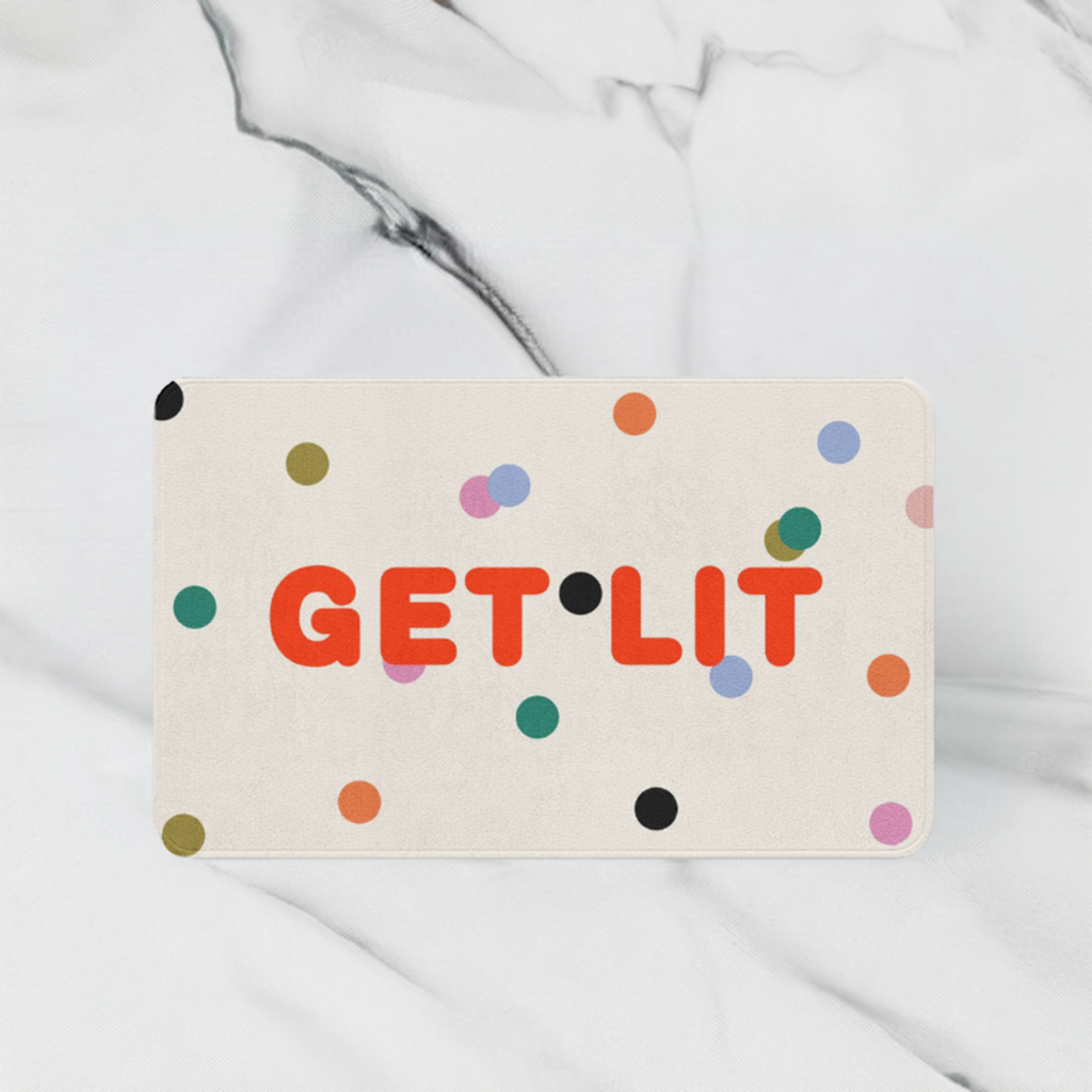 Get Lit Non-Slip Soft Kitchen/Bath Rug