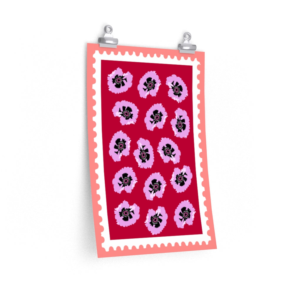 Flower Stamp - Art Print