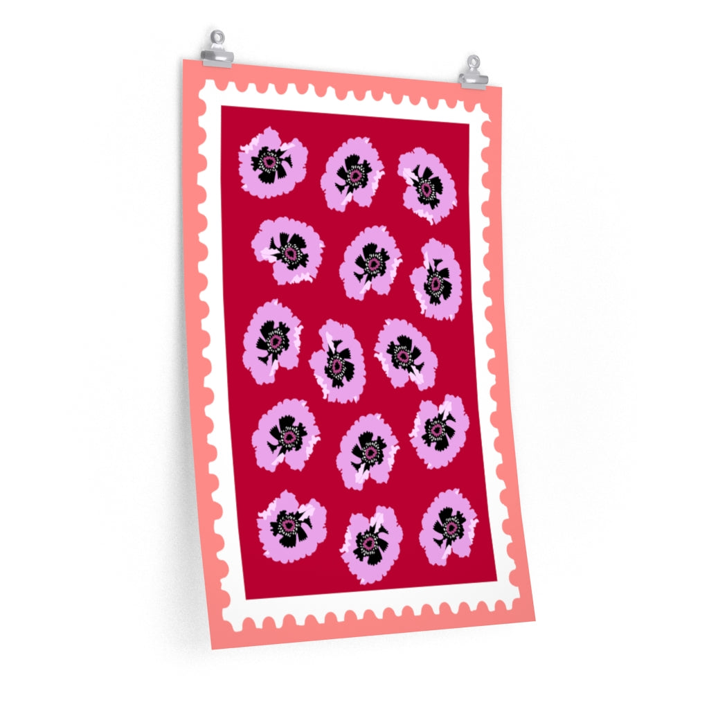 Flower Stamp - Art Print