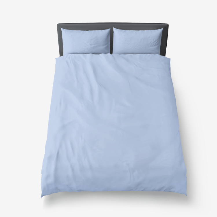 Sky Blue Duvet Cover