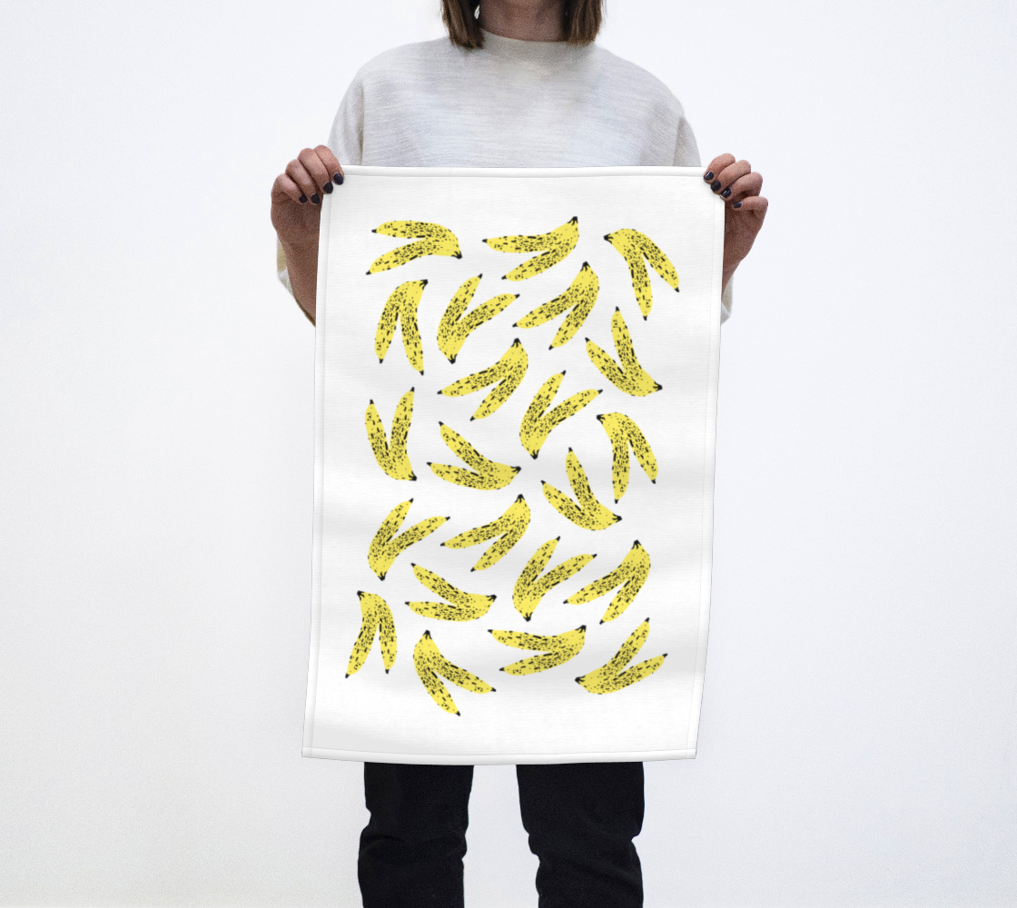 Banana Print Tea Towel