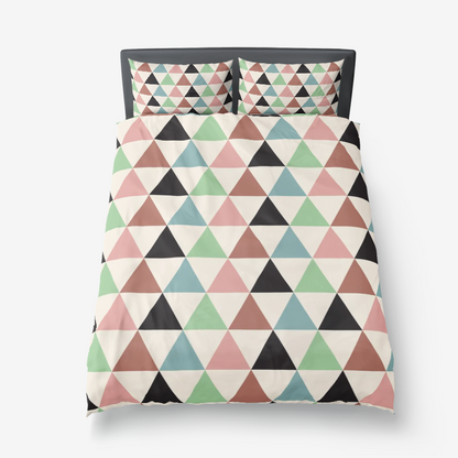 Multi Geometric Duvet Cover