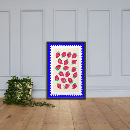 Framed poster